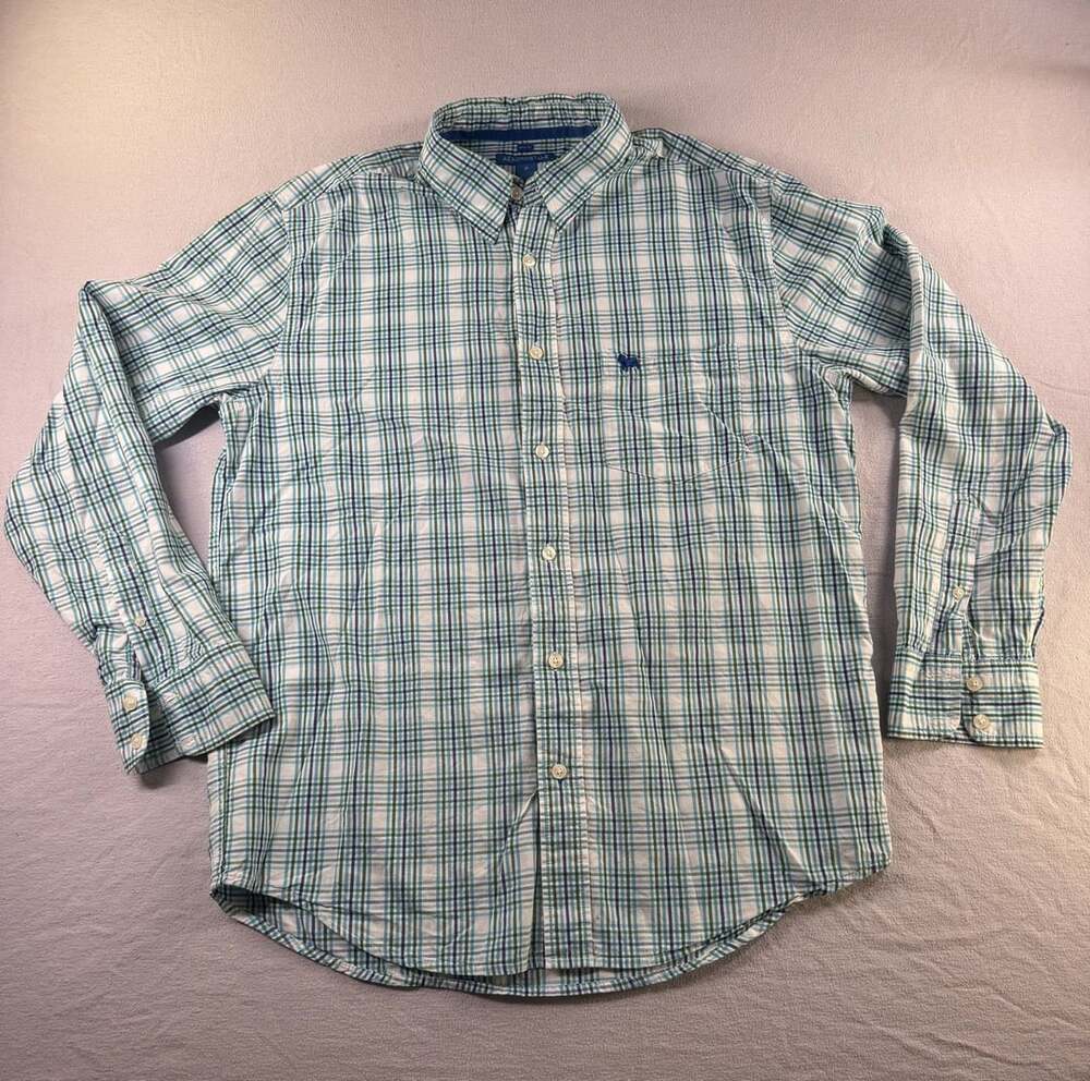 Aeropostale Plaid Long Sleeve Button Down Shirt Size M Slim Fit